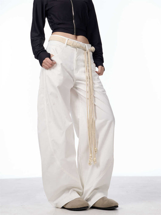 Pantalones Palazzo Sueltos de Talle Alto - Estilo Urbano Moderno - Image 8