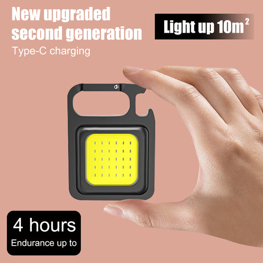 Linterna LED Recargable Compacta COB - Luz de Emergencia USB Portátil - Image 2