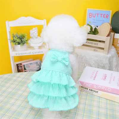Vestido Princesa para Perros Pequeños - Falda Capas Elegante Teddy Bichon - Image 3