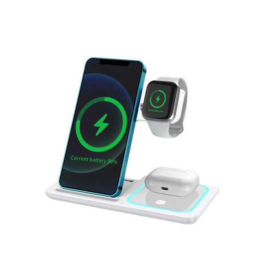 Soporte Multifuncional 3 en 1 para Smartphone con Carga Inalámbrica y Auriculares - Image 23
