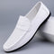 Mocasines Hombre Cuero Microfiber con Diseño Calado