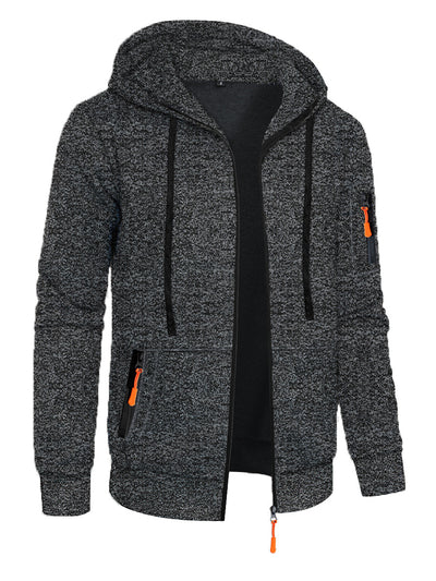Suéter Deportivo con Capucha y Textura Jacquard para Hombre - Image 17