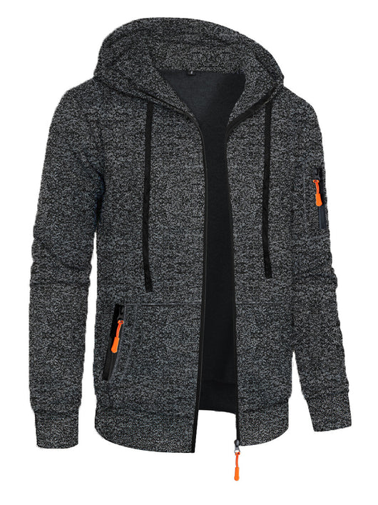 Suéter Deportivo con Capucha y Textura Jacquard para Hombre - Image 17