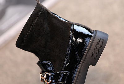 Botas de Algodón para Niñas con Detalles de Cuero Sintético y Terciopelo - Image 24