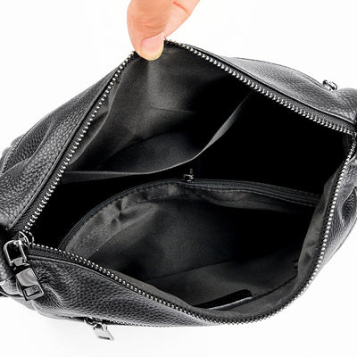 Bolso Mensajero de Cuero Genuino Primera Capa - Estilo Profesional - Image 4