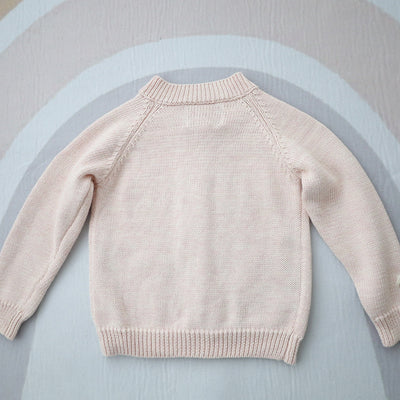 Conjunto de Cardigan Bordado a Mano para Niños con Gorro y Pantalón - Image 17