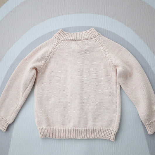 Conjunto de Cardigan Bordado a Mano para Niños con Gorro y Pantalón - Image 17
