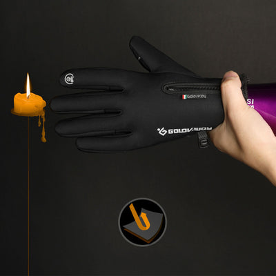 Guantes de Invierno para Ciclismo Táctil con Forro de Terciopelo y Cierre - Image 19