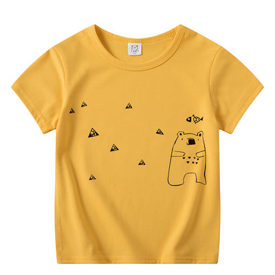 Playera Infantil de Manga Corta Unisex con Diseños Animados - Image 25
