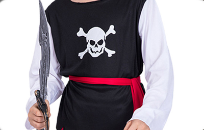 Disfraz de Pirata Calavera para Niño - Cosplay Halloween - Image 5