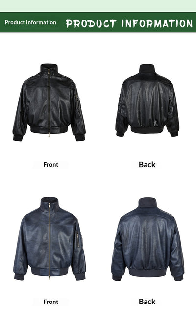 Chaqueta de Moto Retro Street Design para Hombre - Image 9