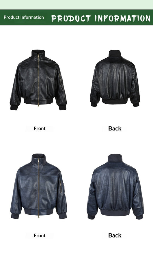 Chaqueta de Moto Retro Street Design para Hombre - Image 9