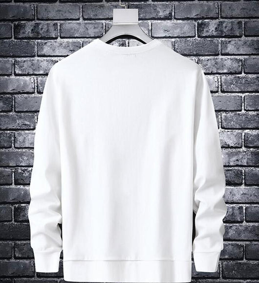 Camiseta Manga Larga Cuello Redondo Fácil de Planchar para Hombre - Image 11