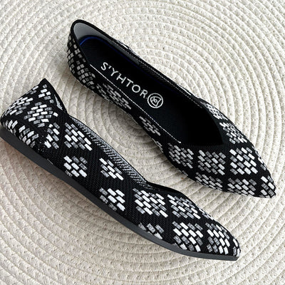 Zapatos de Tacón Punta Fina Tejidos Livianos para Mujer - Image 50