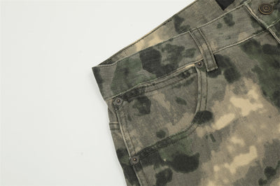 Pantalones de Trabajo Camuflaje Tie-dye Multi-bolsillos para Montaña - Image 37