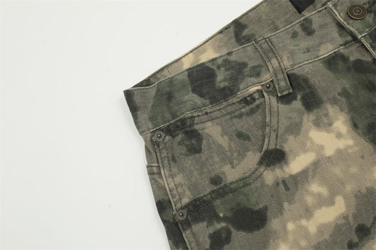 Pantalones de Trabajo Camuflaje Tie-dye Multi-bolsillos para Montaña - Image 37