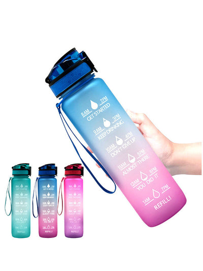 Botella de Agua Transparente 1L Kawaii sin BPA - Infusor de Frutas Reutilizable - Image 3