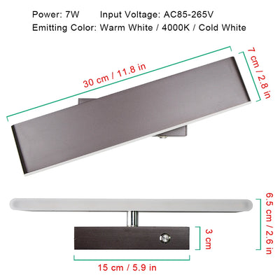 Aplique de Pared LED Moderno Cruzado para Dormitorio - Image 6