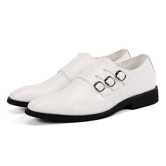 Zapatos de Cuero Ejecutivos Transpirables Talla Grande Hombre - Image 6