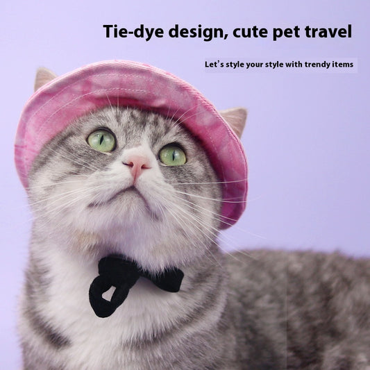 Gorro Pescador Protección Solar para Gatos - Ajustable con Protección de Orejas