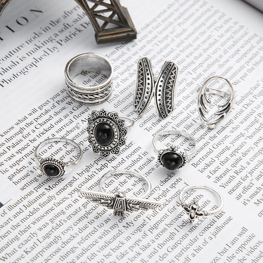 Anillo de Gema Negra - Diseño de Personalidad Contemporáneo - Image 3