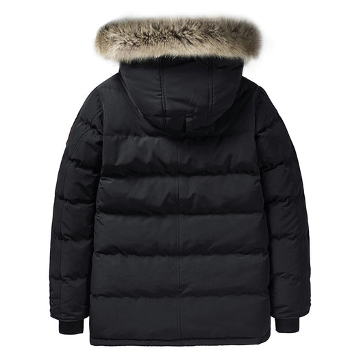 Abrigo Acolchado de Terciopelo Suave para Hombre - Calidez Extrema - Image 8