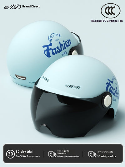 Casco Moto Semintergral Batería Universal Cuatro Estaciones - Image 6