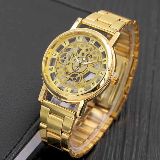Reloj de Hombre Hueco de Aleación con Movimiento de Cuarzo - Diseño Moderno - Image 11