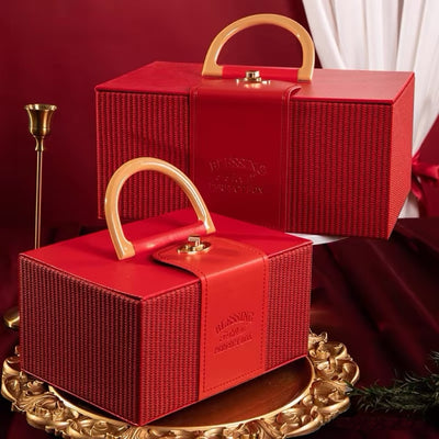 Caja de Chocolates para Bodas en Cuero Premium - Elegancia Portátil - Image 16