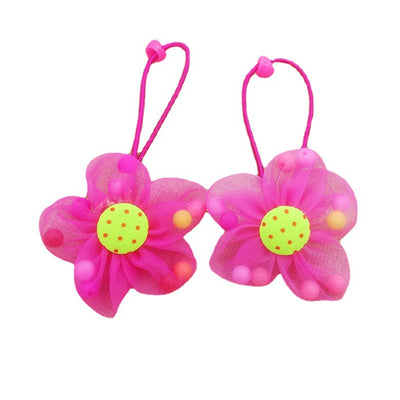 Hebillas de Flores en Chifón - Accesorios para el Cabello Infantil con Elástico - Image 10