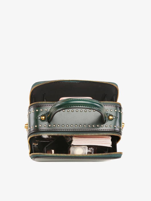 Bolso de Cuero con Diseño Asimétrico para Mujer - Image 3