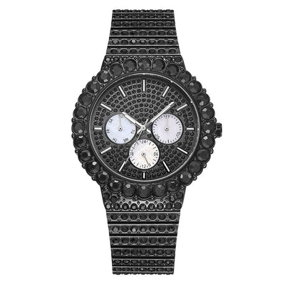 Reloj Hip Hop Urbano con Correa de Acero y Hebilla Mariposa - Image 9