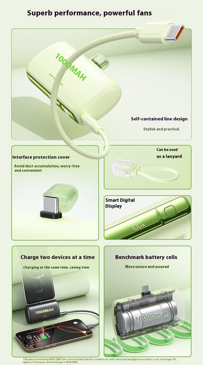 Batería Portátil Mini Cápsula de Alta Capacidad - Image 14