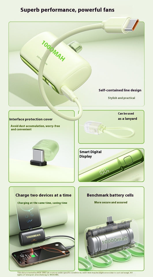 Batería Portátil Mini Cápsula de Alta Capacidad - Image 14