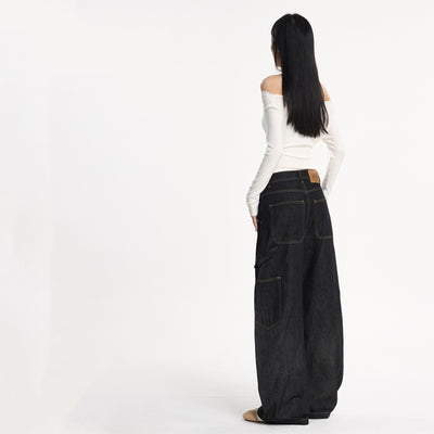Pantalones Vaqueros de Trabajo Reforzados Corte Amplio A - Image 4