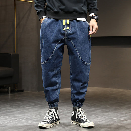 Pantalones Harem Hombre con Cintura Elástica y Cordones - Image 10