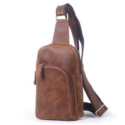 Bolsa Bandolera de Cuero Vintage Crazy Horse - Capacidad Premium - Image 12