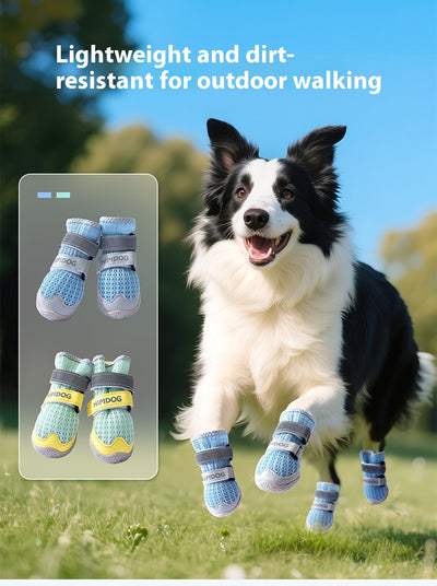 Botas Protectoras para Perros Verano Transpirables Antiescaldaduras - Image 10