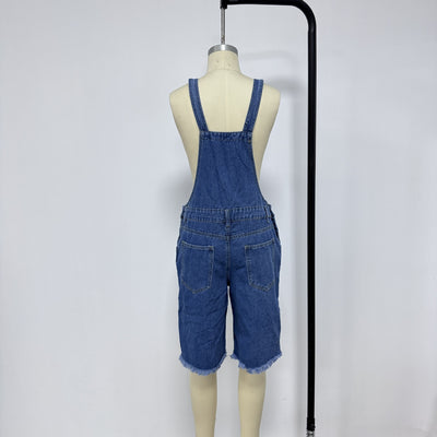Shorts Vaquero Rotos con Tirantes para Hombre - Image 11