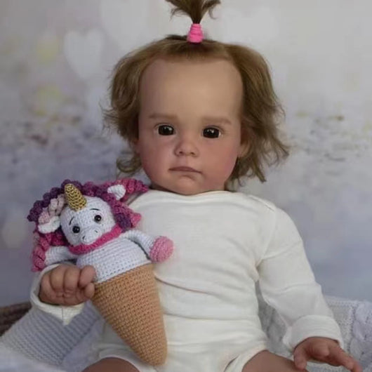 Muñeco Bebé Realista de Vinilo 45cm - Juguete Educativo Suave