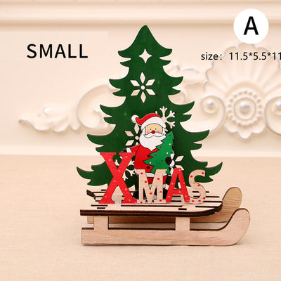 Adornos Navideños de Madera con Celebridades - Caja de Regalos para Adultos Mayores - Image 2