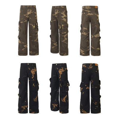 Pantalones Cargo Rectos Oversized Estilo Retro Otoñal - Image 6