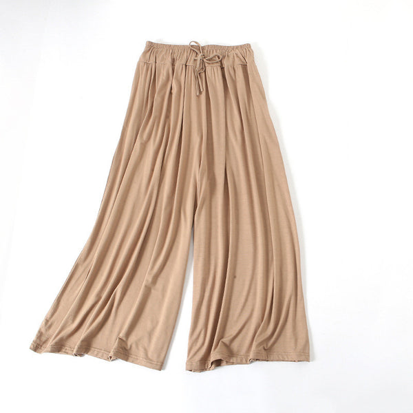 Pantalones Anchos de Cintura Alta para Mujer - Estilo Casual y Cómodo