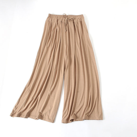 Pantalones Anchos de Cintura Alta para Mujer - Estilo Casual y Cómodo