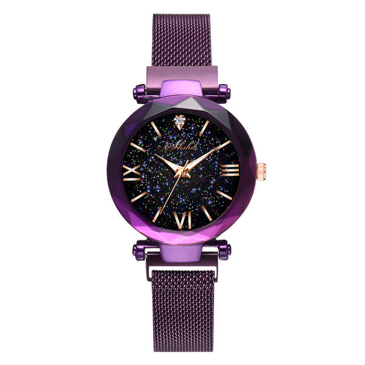 Reloj Cuarzo Estrellado con Correa Magnética Lazy - Image 15
