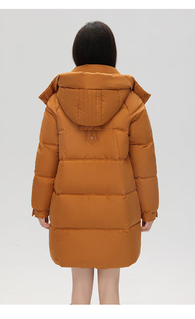 Abrigo Acolchado con Plumón y Capucha - Chaqueta de Algodón Elegante - Image 16