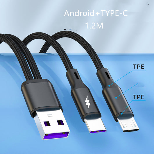 Cable 2 en 1 de Carga Rápida 5A - Dual Charging - Image 32