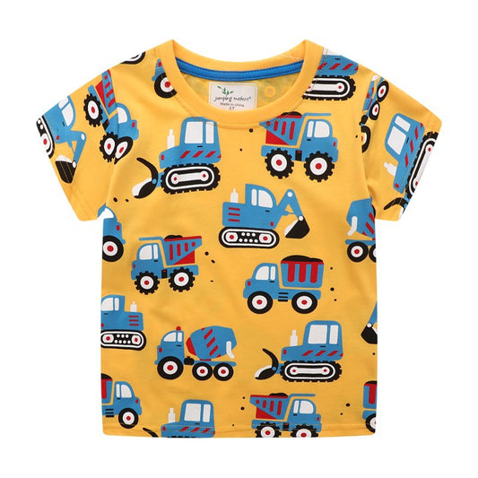 Playera Infantil con Estampado de Dibujos Animados