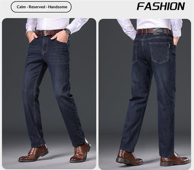 Jeans Slim Fit Premium para Hombre - Corte Recto y Tela Gruesa - Image 11