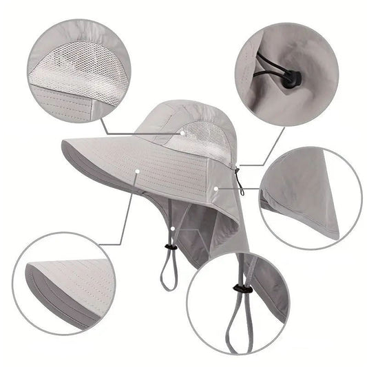 Gorra de Protección Solar UV para Hombre - Ideal para Actividades al Aire Libre - Image 2